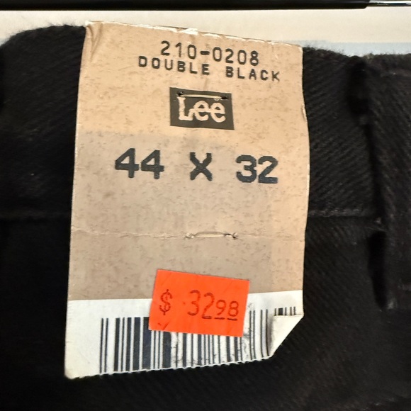 Lee Men's Straight Black Jeans - Picture 6 of 7
